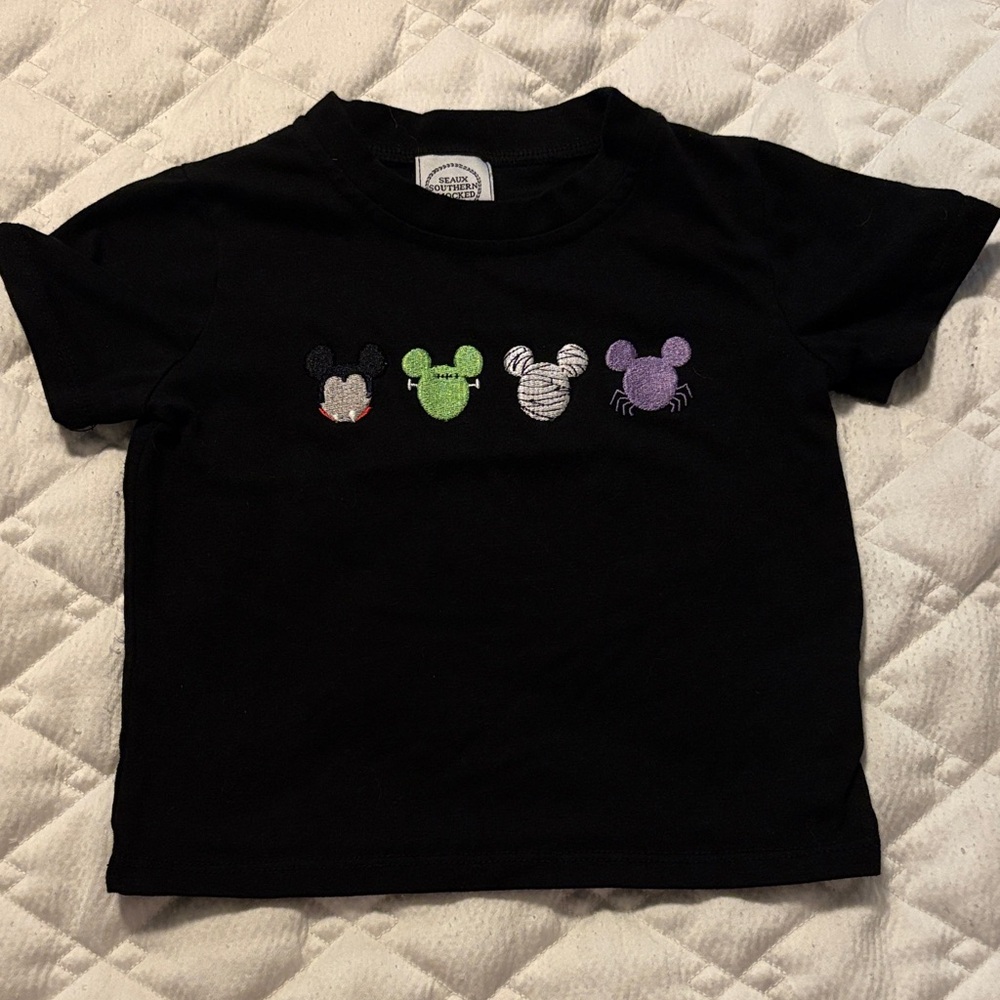 12m Disney embroidered Halloween shirt!